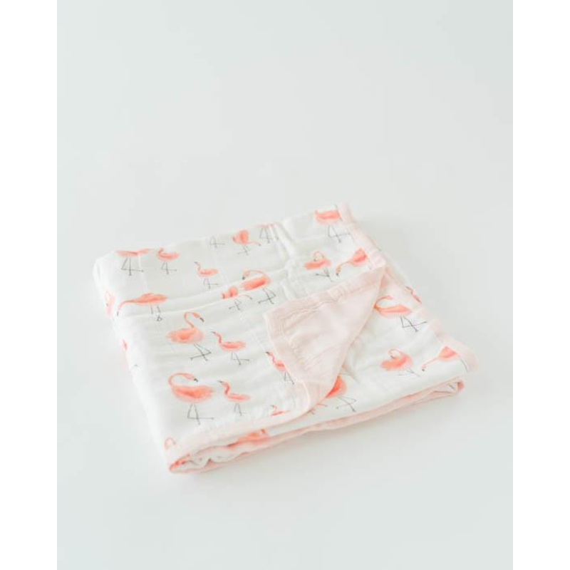 Little Unicorn Deluxe Muslin Quilt – Pink Ladies
