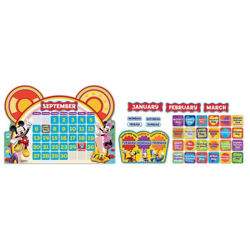 Mickey Mouse Clubhouse Calendar Set Bulletin Board Set