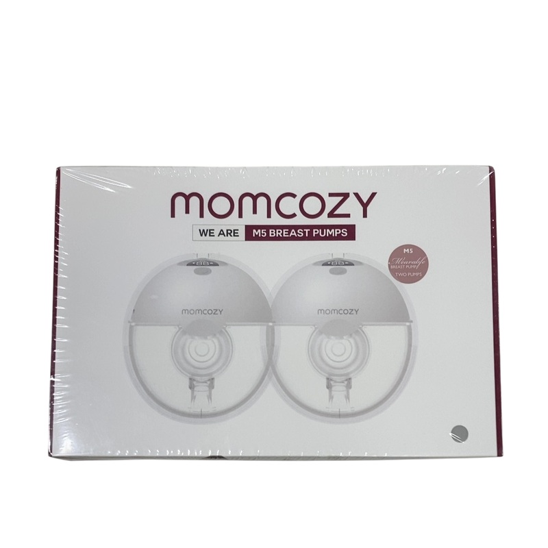 Momcozy All-in-one M5 Double Wearable Breast Pump, Cozy Red