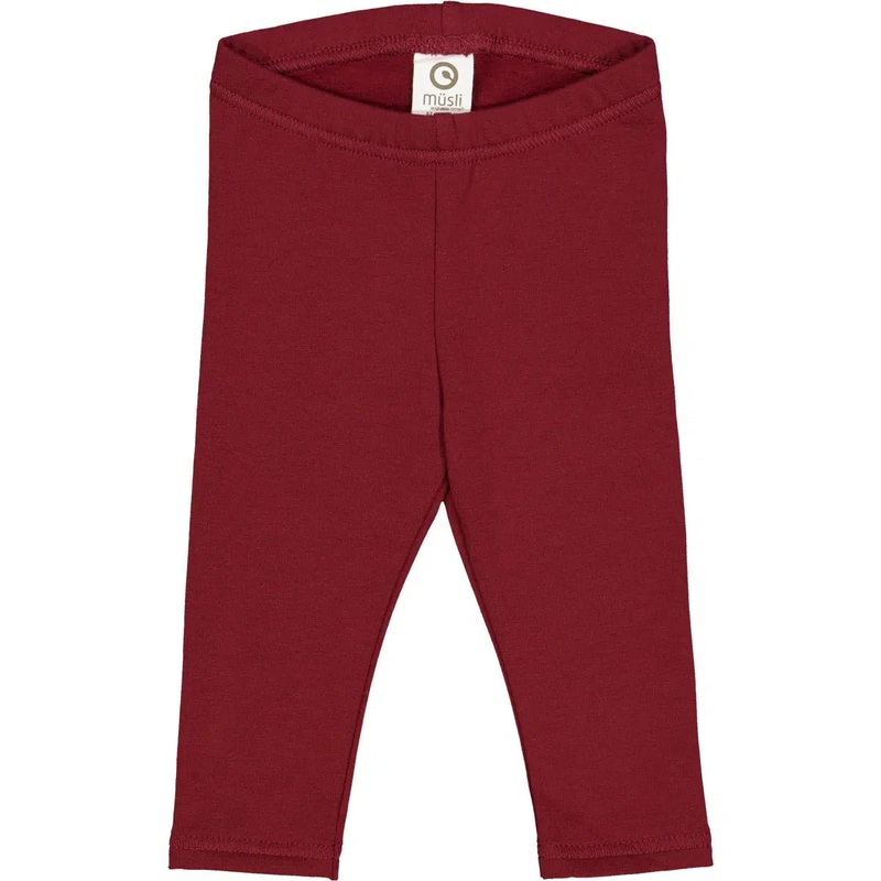 Musli – Organic Cotton Cozy Leggings – Cabernet