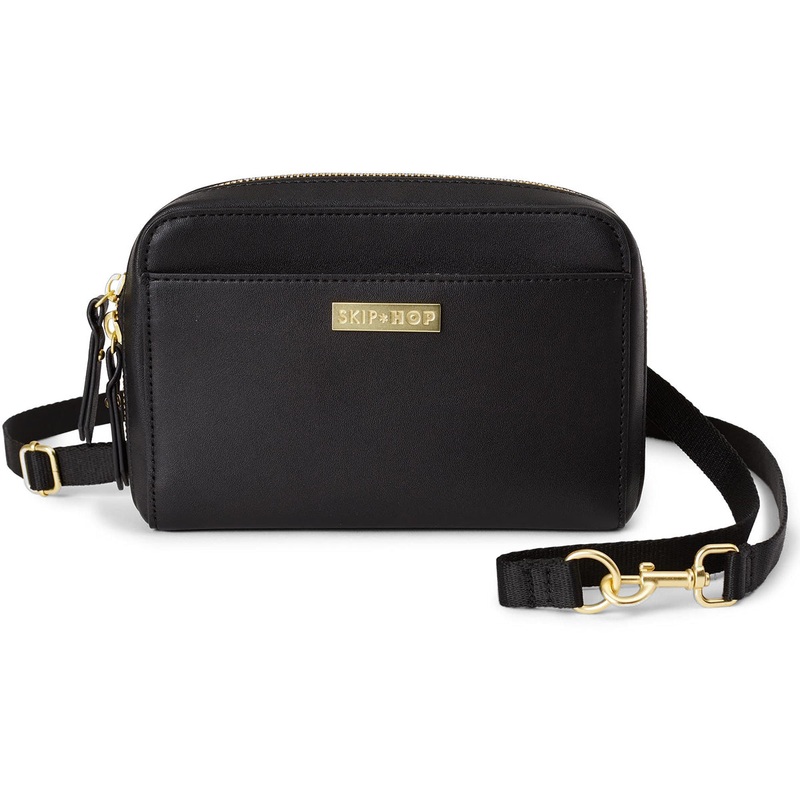 Skip Hop Greenwich Convertible Hip Pack Diaper Bag – Black