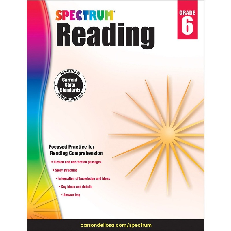 Spectrum Reading Workbook – Grade 6
