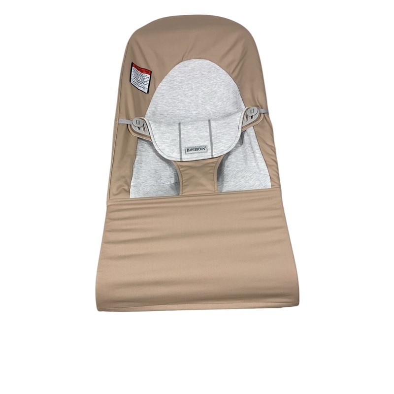 BabyBjorn Bouncer Balance, Beige/Grey, Light Gray Frame