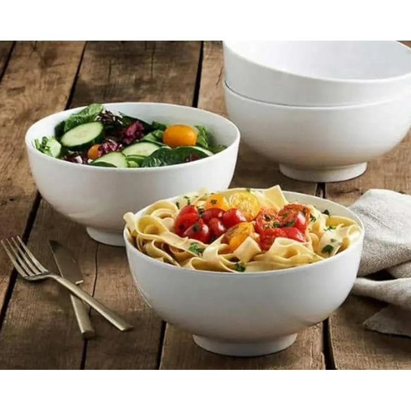 Classic 3-Piece All-Purpose Bowls White Porcelain
