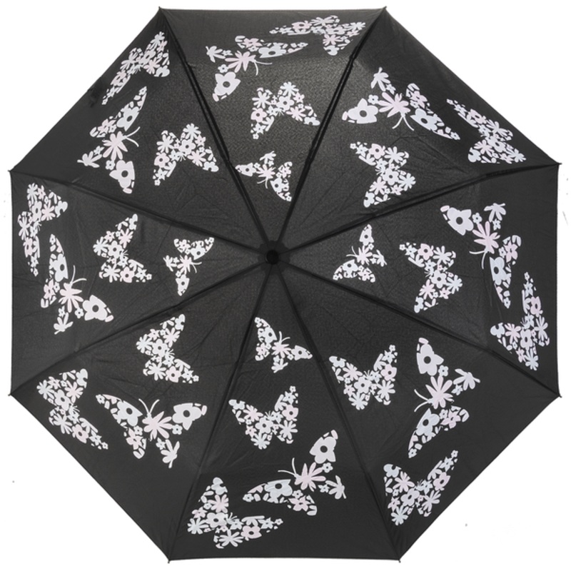 Color Changing Telescopic Umbrellas