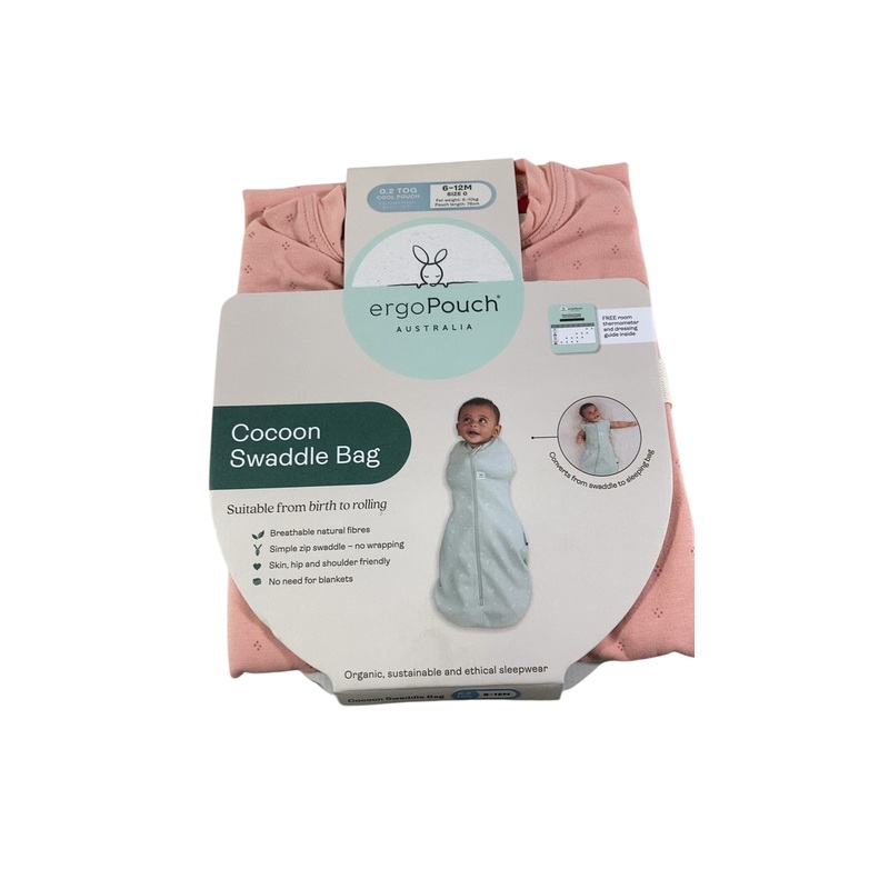 ErgoPouch Cocoon Swaddle Bag, Berries, 6-12m, 0.2 TOG