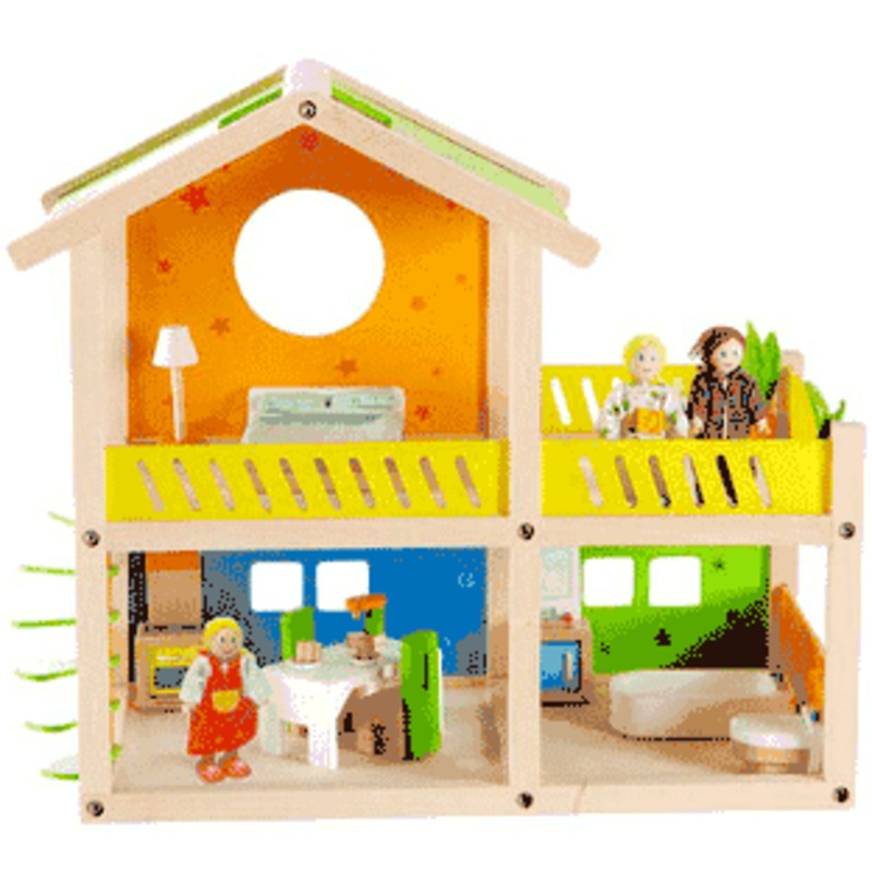 Hape Happy Villa Dollhouse