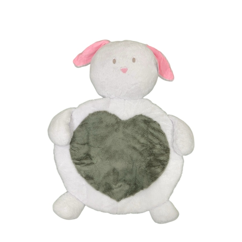 Hoovy Plush Newborn Bunny Tummy Time Play Mat
