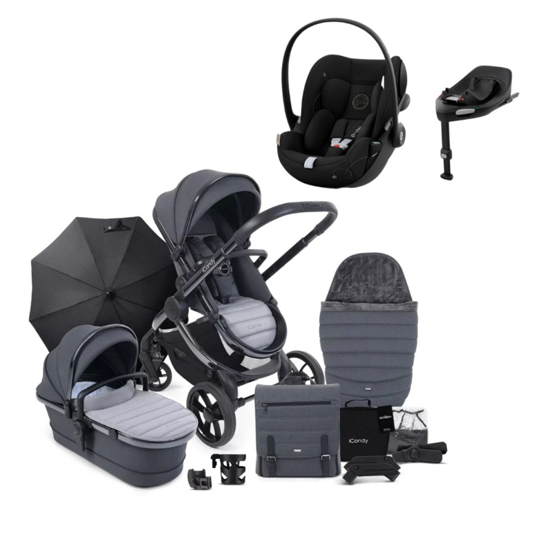 iCandy Peach 7 + Cybex Cloud G with Rotating Base Travel System Bundle- Truffle
