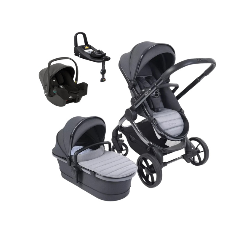 iCandy Peach 7 Pushchair & Carrycot + Joie Snug2 Car Seat & Base – Truffle