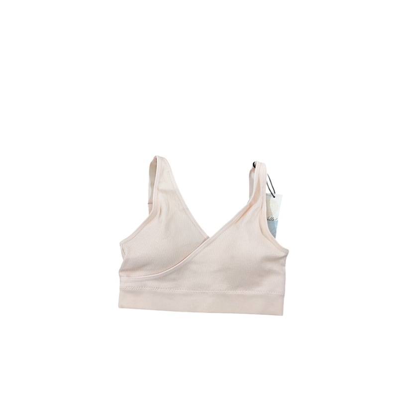 Kindred Bravely Sublime Adjustable Crossover Nursing & Lounge Bra, Small, Soft Pink
