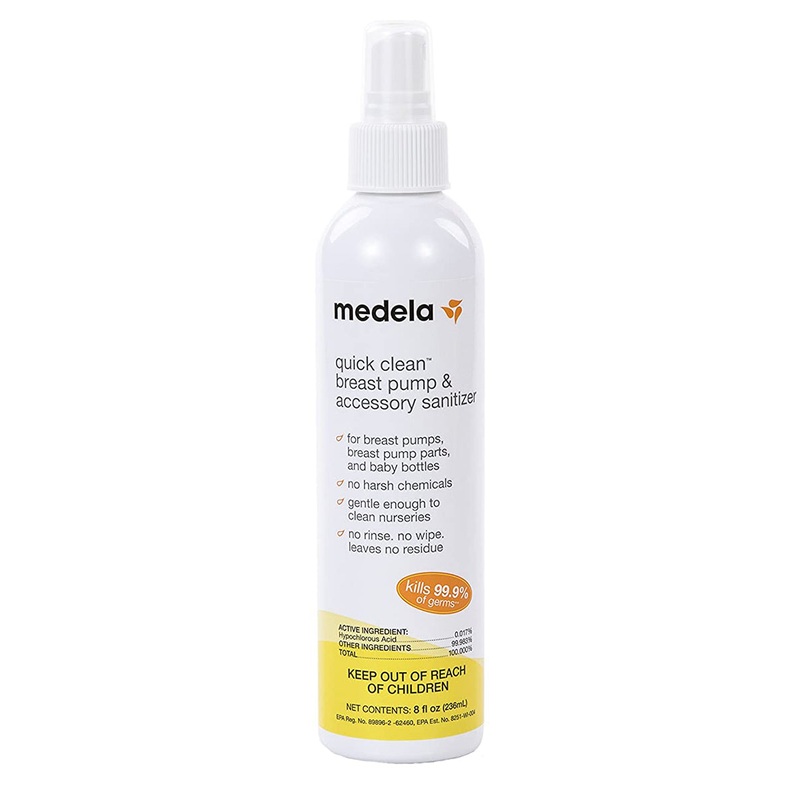 Medela Quick Clean Breast Pump & Accessory Sanitizer 8oz