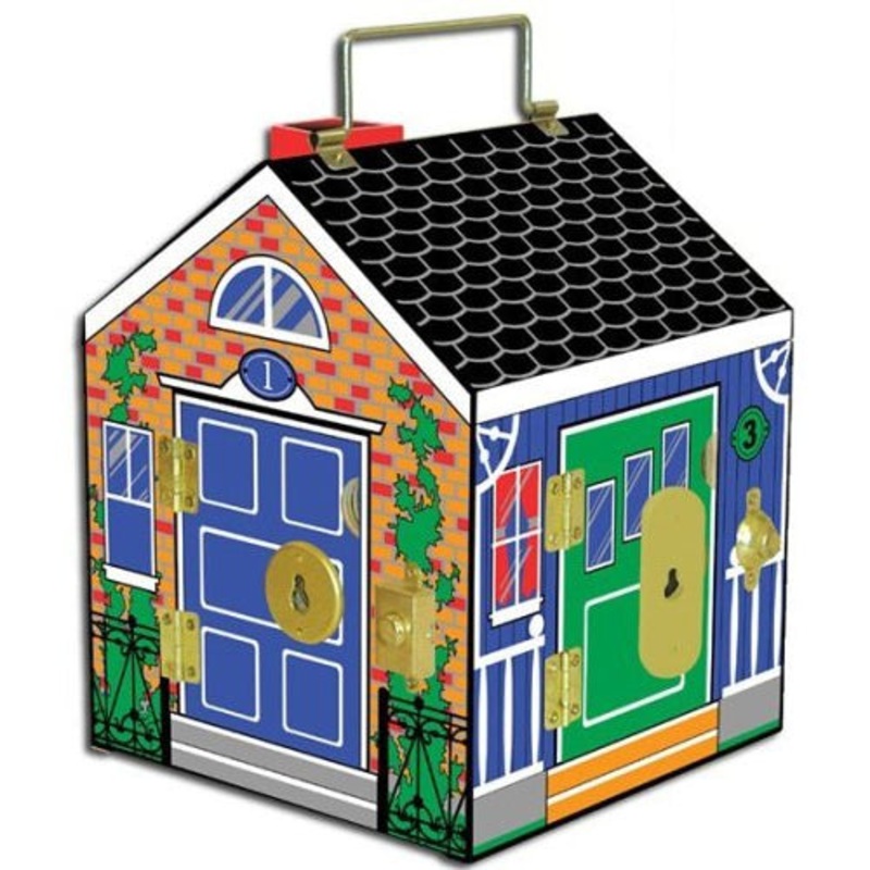 Melissa & Doug Wooden Doorbell House