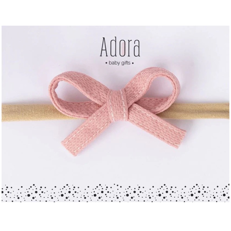 Mini Waffle Headband – Rose