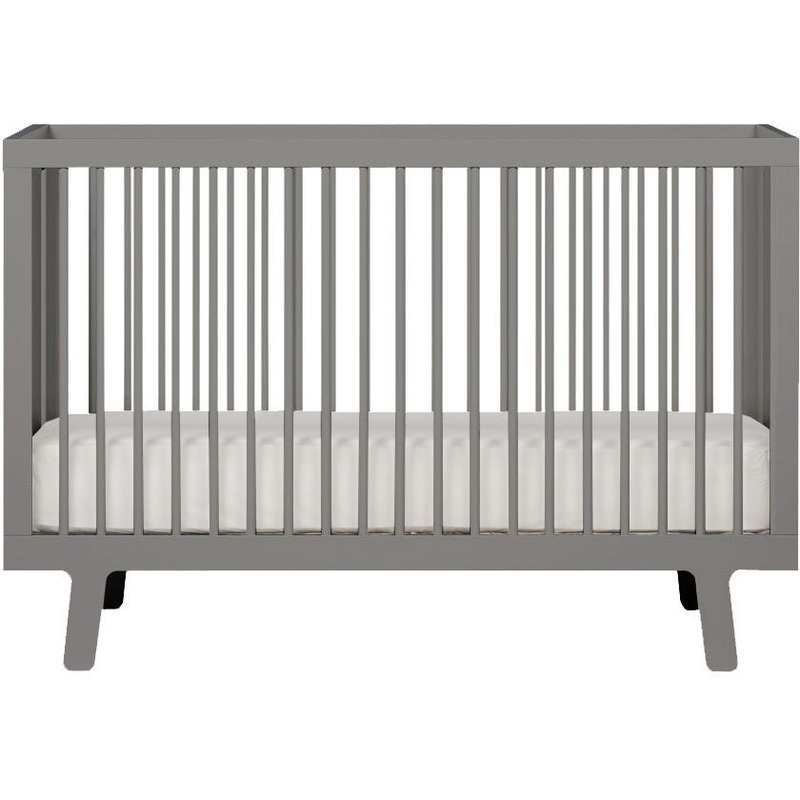 Oeuf Sparrow Collection Crib in Gray