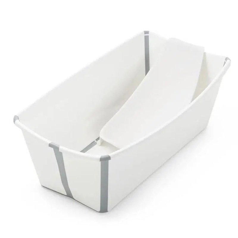 Stokke – Flexi Bath Bundle Tub with Newborn Support – White