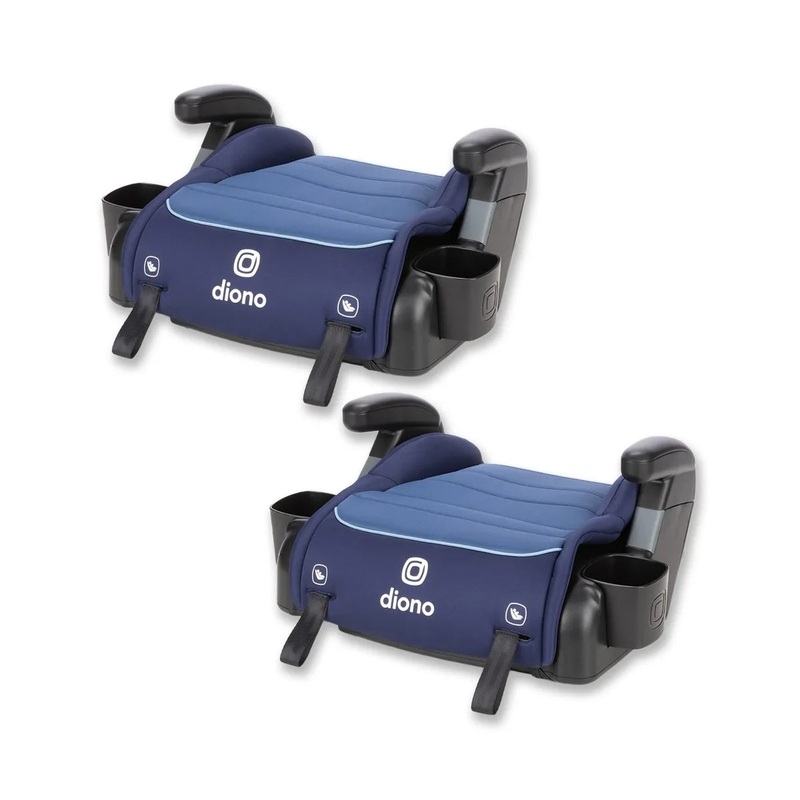 Toddler Connect3 Rxt Backless Booster, Slim Fit 3-Across – Blue Surge (See Description)