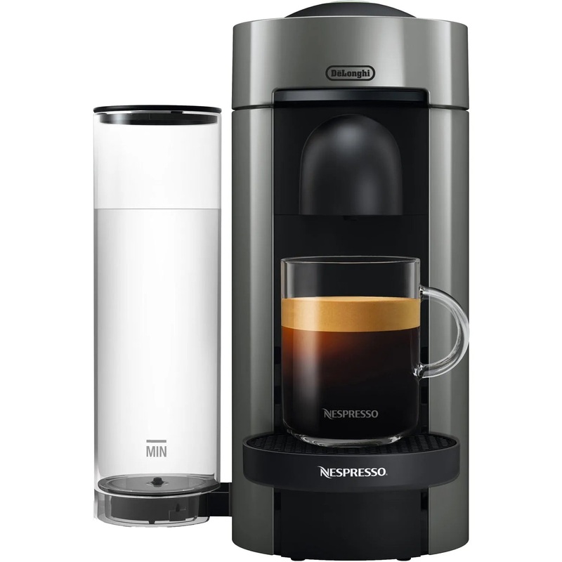 Vertuo Plus Coffee and Espresso Machine by De’Longhi – Gray