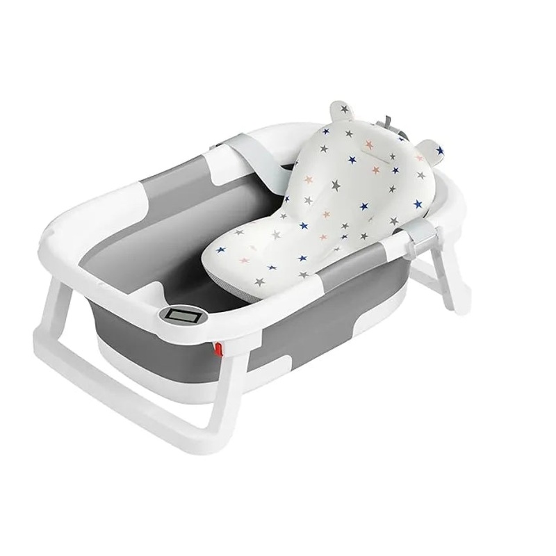 Collapsible Baby Bathtub With Soft Cushion