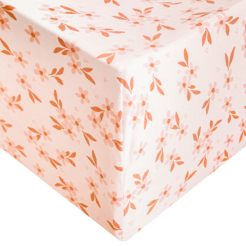 Copper Pearl Premium  Knit Fitted Crib Sheet | Rue