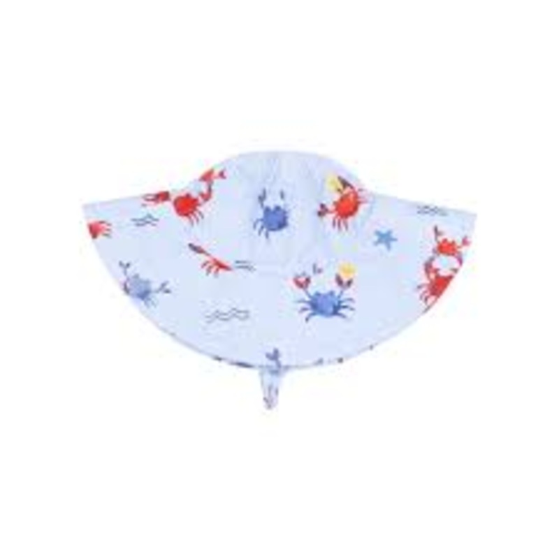 Crayon Crabs Wide Brim Sunhat