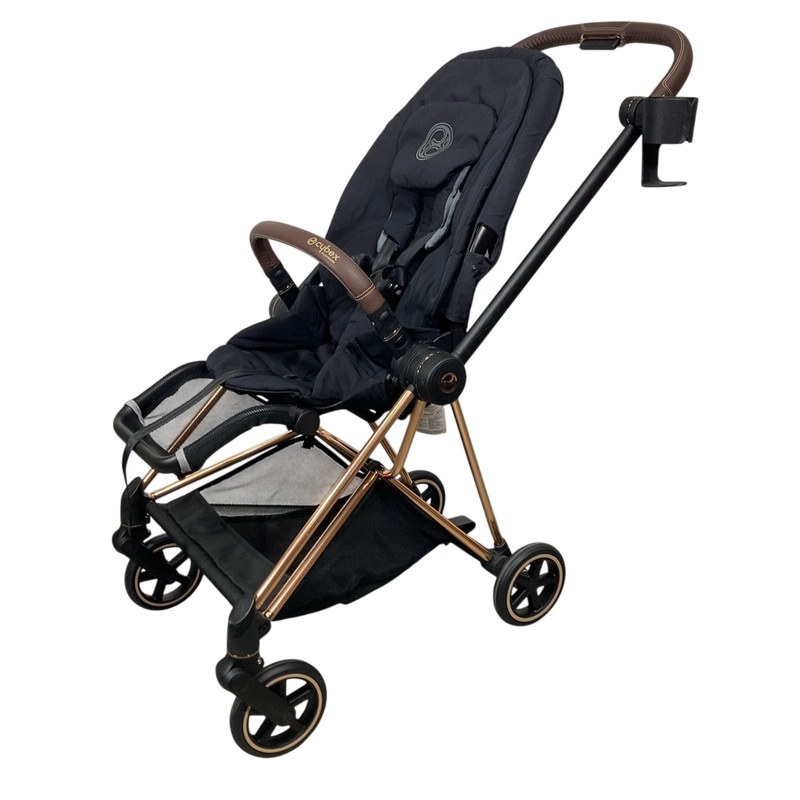 Cybex MIOS Stroller, 2022, Deep Black, Rose Gold