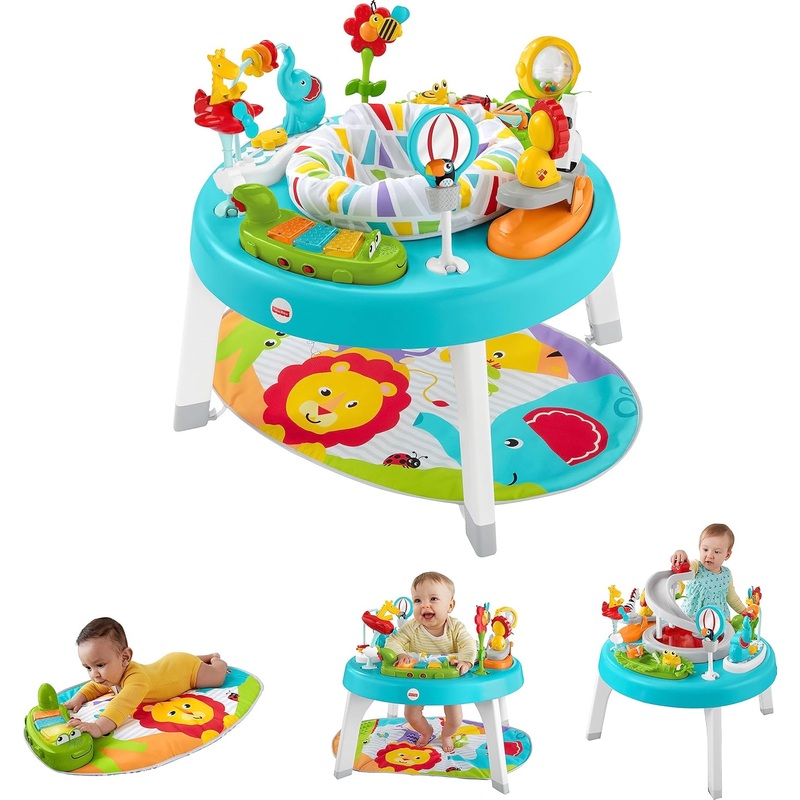 Fisher Price 3-in-1 Sit-to-Stand Activity Center, Jazzy Jungle