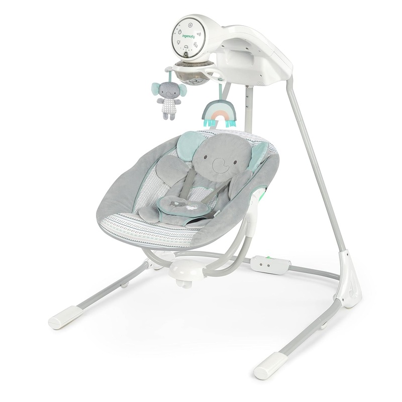 Ingenuity InLighten Soothing Swing, Van Elephant