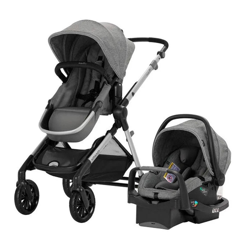 Pivot Modular Travel System With SafeMax Infant Car Seat – Percheron (See description)
