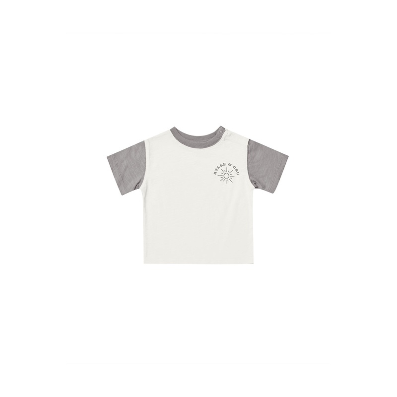 Rylee + Cru Contrast Short Sleeve Tee – Sun