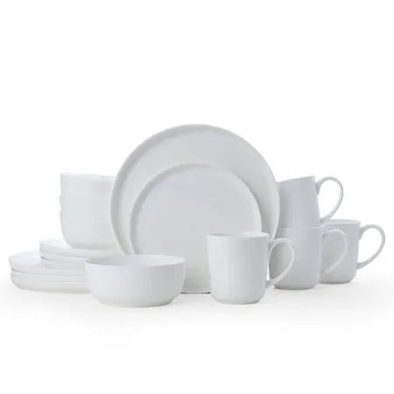Samantha Bone China 40-pc. Dinnerware Set, White