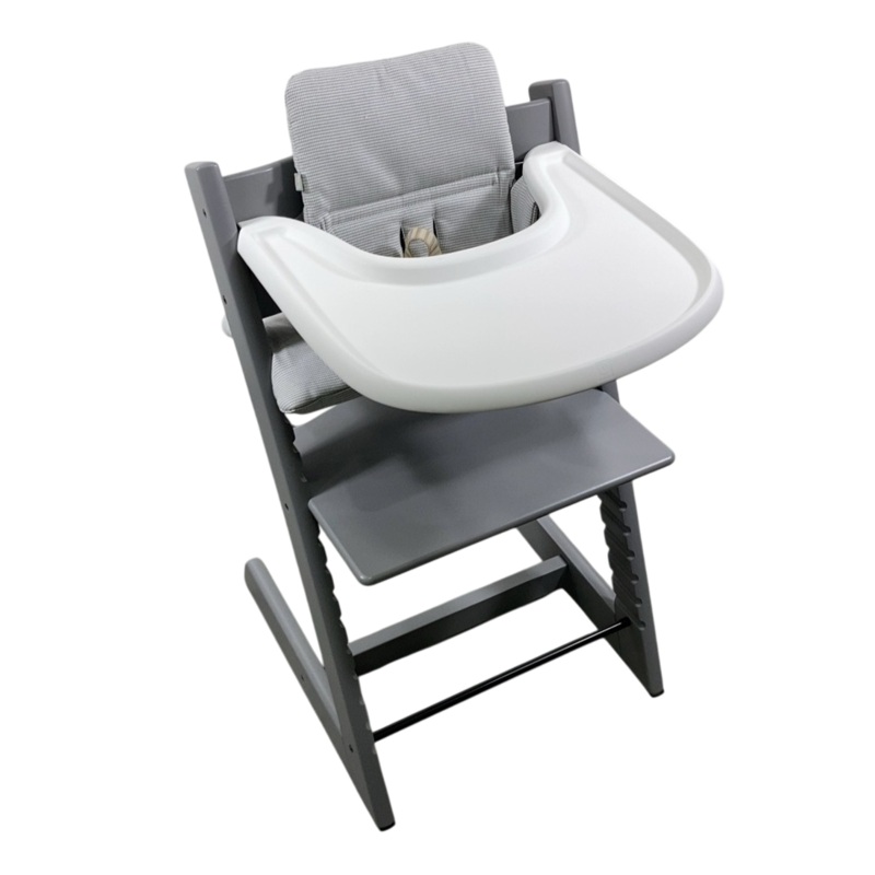 Stokke Tripp Trapp Complete High Chair, Storm Grey, Nordic Grey, 2