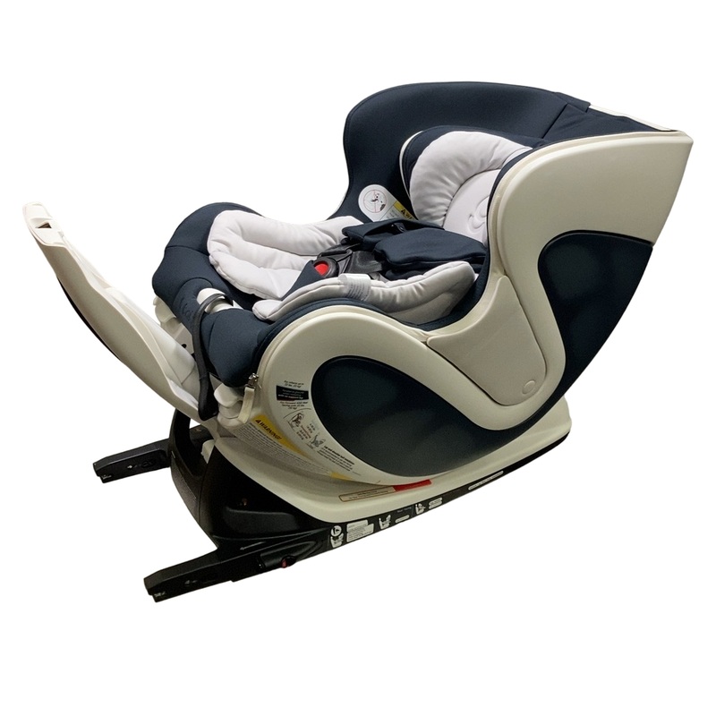 Babyark Premium Convertible Car Seat, 2024, Eggshell White / Midnight Blue