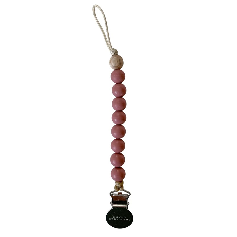 Chewable Charms Crew Pacifier Clip – Mauvewood