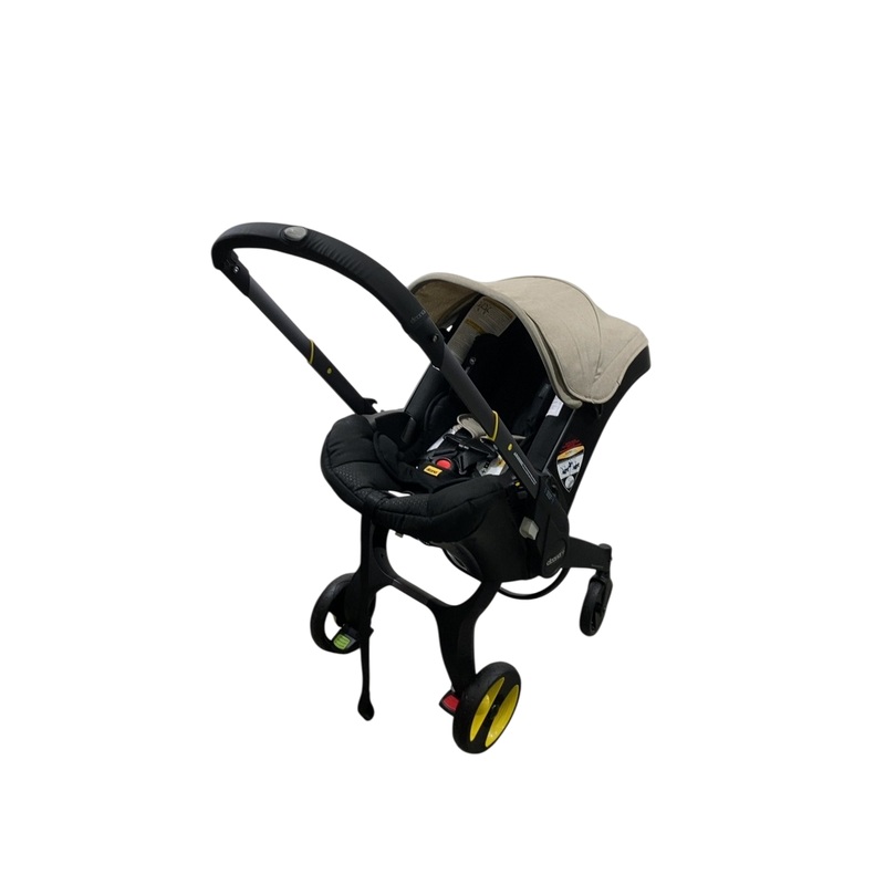 Doona Infant Car Seat & Stroller Combo, 2024, Warm Stone