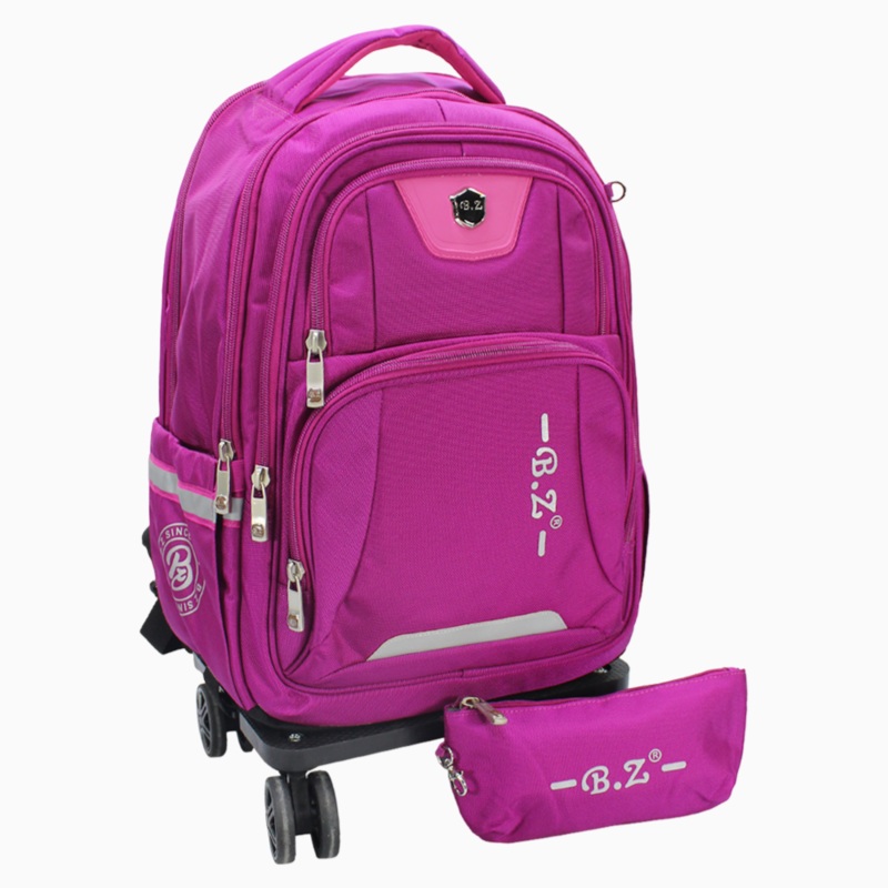 Fuchsia School Set – 20 Inches (Backpack + Pencil Case)