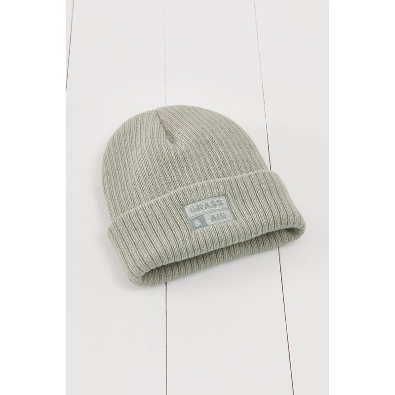 Grass & Air – Geo Thermal Grey Beanie