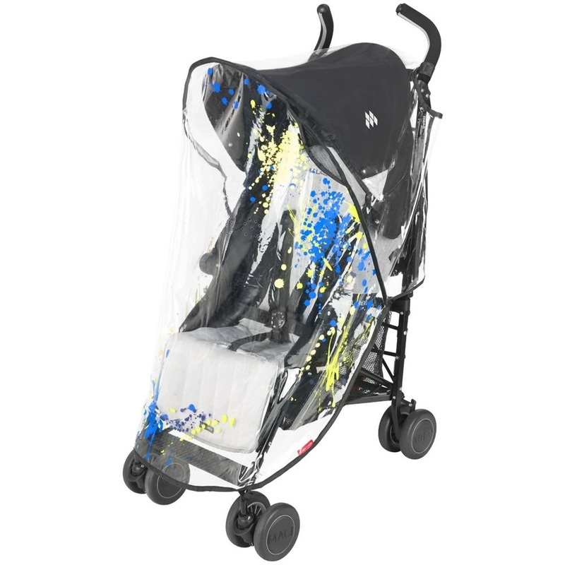 Maclaren Universal Printed Raincover – Paint Splatter