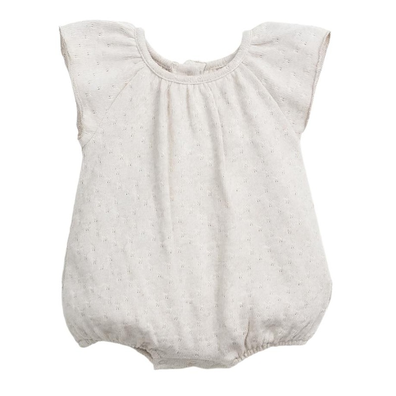 Play Up – Pointelle Bubble Romper – Ivory
