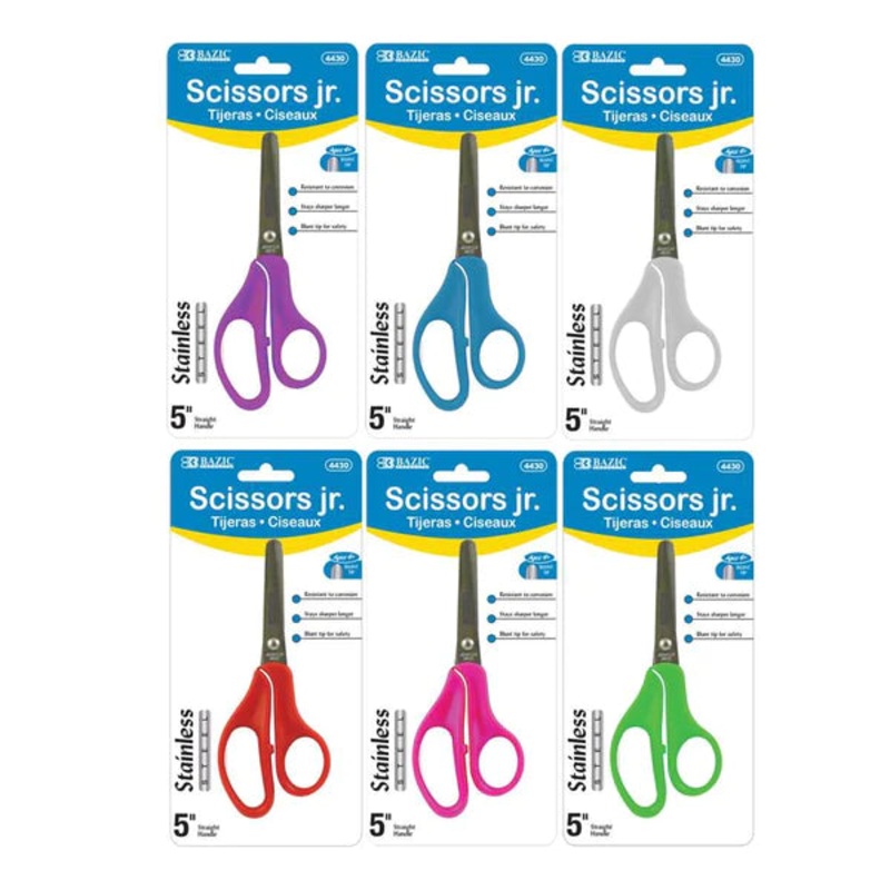 School Scissors 5″ Blunt Tip