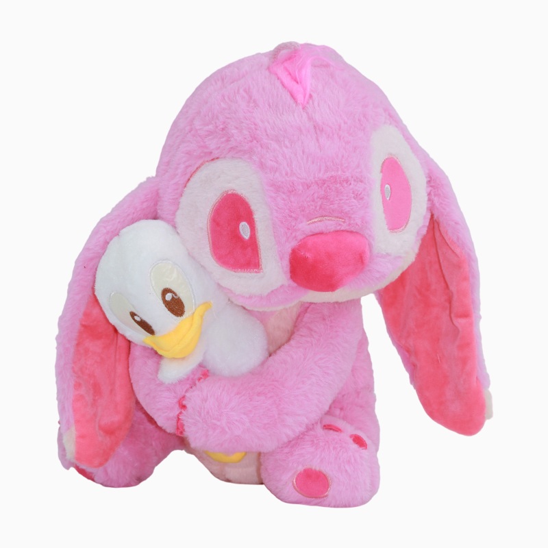 Stitch & Donald Duck Plush Toy  Pink