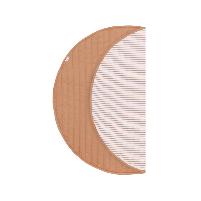 Toddlekind USA Snuggle Mat In Stripes – Camel