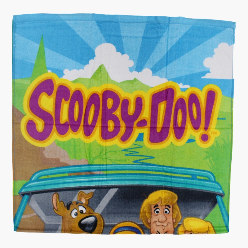 Unisex Beach Towel  Multicolored with Scooby Doo Print (60×120 cm)
