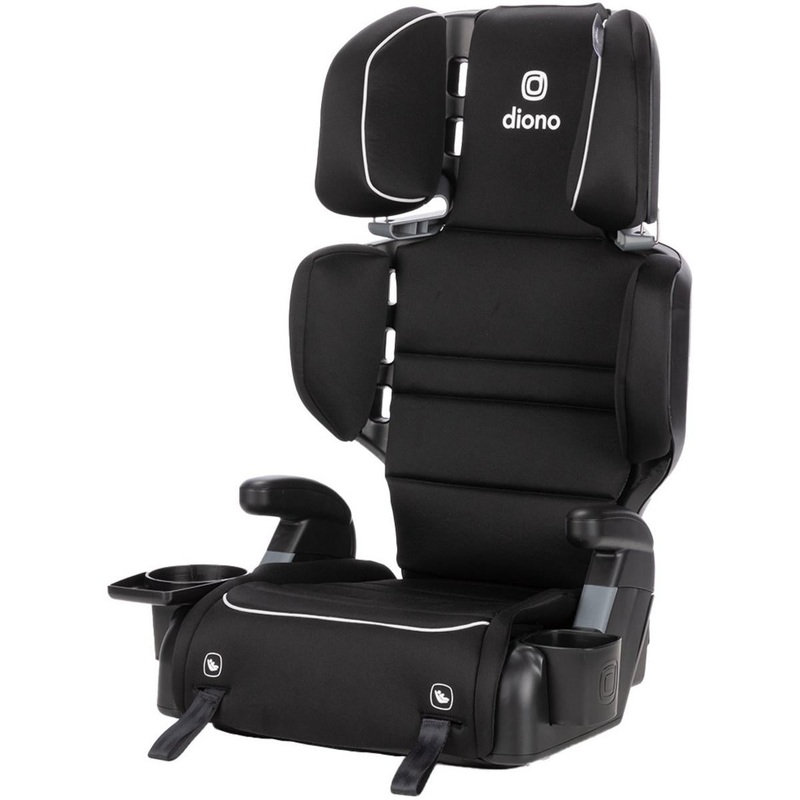 Diono Connect3 RXT 2-in-1 High Back Belt Positioning Booster Car Seat – Black Storm