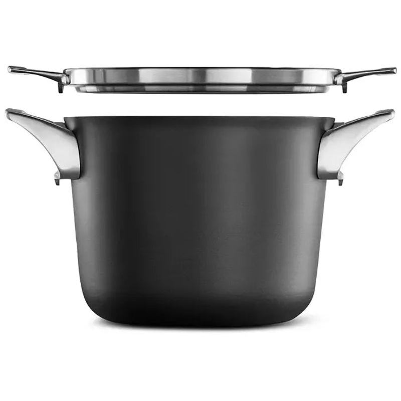 Premier Space-Saving Hard-Anodized Nonstick 4.5-Qt. Soup Pot & Lid (See Description)