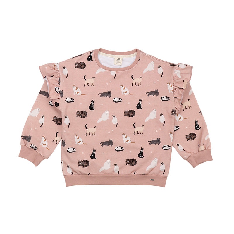 Ruffle Sweatshirt – Various Cats