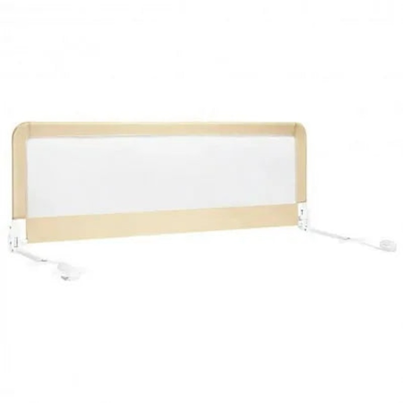 59″ Extra Long Folding Breathable Baby Bed Rail Guard with Safety Strap