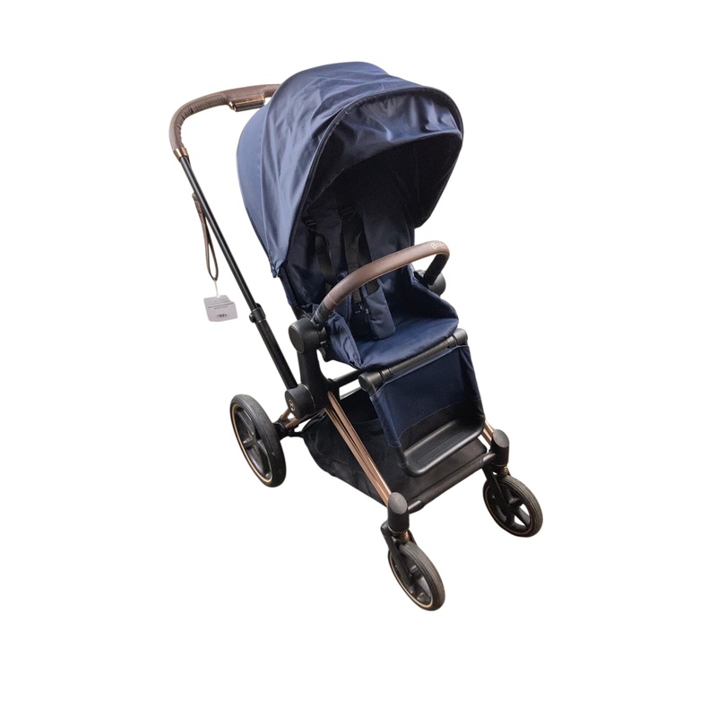 Cybex PRIAM Stroller, 2019, Rose Gold, Indigo Blue
