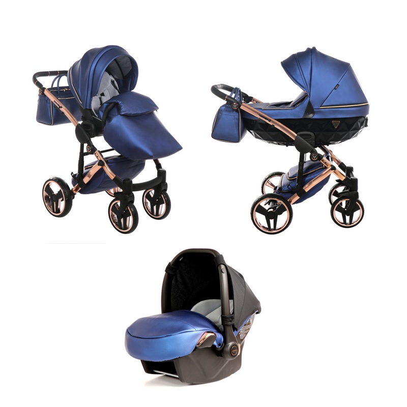 JUNAMA FLUO LINE NAVY – 3IN1 (INCLUDES CAR SEAT)