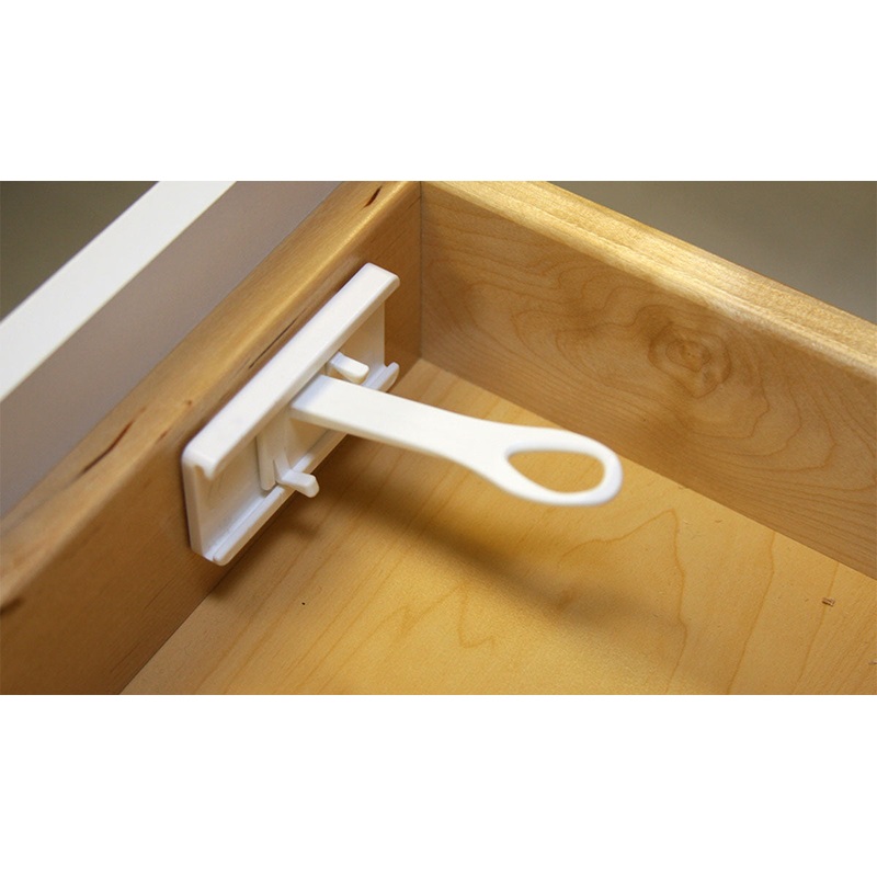 Qdos SureCatch Top Drawer Adhesive Latches, 4 Pack